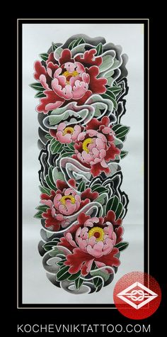 Tattoo Sleeve Asian, Tattoos For Women Japanese, Sleeve Tattoos Japanese, Best Half Sleeve Tattoos, Tattoos Japanese, Full Hand Tattoo, Japanese Flower Tattoo, Flower Sleeve, Irezumi Tattoos