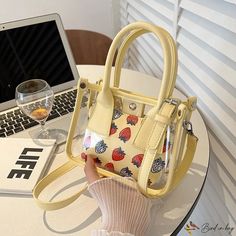 Bird in Bag - Day transparent bag new jelly female bag fashion casual single shoulder crossbody bag Transparent Bag, Details Pictures, Street Trends, Word Wrap, White Space, Coach Swagger Bag, Bird In Bag, Bag Fashion, Fashion Casual