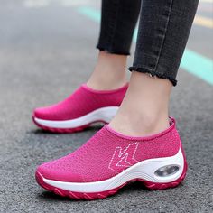 Breathable Comfortable Cushioned Sneakers Light Weight, Quality Sneakers Work Nursing Sports Yoga Comfortable Breathable Pink Slip-on Sneakers, Sporty Pink Slip-on Sneakers For Spring, Casual Walking Shoes For Sports, Casual Breathable Fabric Walking Shoes For Running, Casual Slip-on Sneakers With Air Cushioning For Sports, Casual Slip-on Sneakers With Air Cushioning For Light Sports, Casual Slip-on Walking Shoes With Breathable Fabric, Casual Breathable Slip-on Walking Shoes, Casual Pink Mesh Walking Shoes