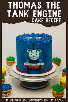 thomas the tank engine cake recipe with cupcakes