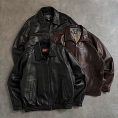 Polo Jacket, Casual Leather Jacket, Downtown Outfits, Easy Trendy Outfits, Polo Style, Dream Clothes, Retro Outfits, Leather Jackets, Aesthetic Clothes