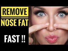 3 EXERCISES TO RESHAPE, SHARPEN, & SLIM DOWN YOUR NOSEPracticing this exercise over a long period can help you reduce the rate of deterioration of the cartil... Pointed Nose Exercise, Make Nose Smaller, Sharp Nose, Nose Types, Nose Reshaping, Face Yoga Facial Exercises, Natural Face Skin Care, Face Exercises