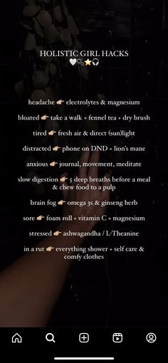 Low Energy Aesthetic, Vitamins For Brain Fog, Herbs For Brain Fog, Holistic Health Aesthetic, Low Energy Remedies, Girl Hacks, Healthy Life Hacks, Healthy Hormones, Feminine Health