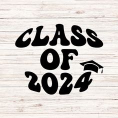 the words class of 2020 are shown in black on a white wood planked background