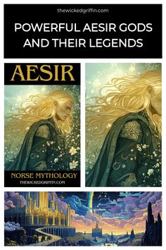 the book cover for aesisr and their legendies, with an image of a woman