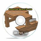 the dvd cover for shooting bench plans is shown in front of a white background with black lettering