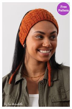 8 Tie Back Headband Knitting Patterns