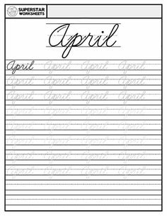 the writing practice sheet with cursive handwriting and handwritten letters on top of it