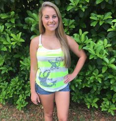 White Summer Racerback Tank Top, White Racerback Tank Top For Summer, Sporty Tank Top For Summer, Sporty Summer Tank Top, Green Sporty Top For Beach Season, Sporty Green Tops For Beach Season, Sporty Green Beach Tops, Sporty Stretch Tank Top For Vacation, Casual Beach Tank Top