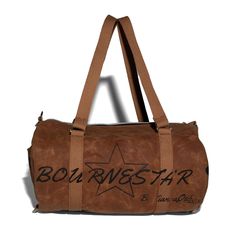 Stand out from the crowd with our Bournestar™ Duffle Bag. Made from 2 layers of heavyweight denim, making it soft to the touch and durable. With a spacious interior and 2 side pockets this bag fits all the essentials - perfect for day to day life. Wear with a pair of our sweats or any outfit of your choice. Medium: 14 inches long x 8 inches wideLarge: 20 inches long x 11 inches wide Casual Brown Shoulder Weekender Bag, Brown Duffle Bag With Removable Pouch For Everyday, Casual Brown Duffle Bag With Luggage Sleeve, Casual Brown Satchel Weekender Bag, Casual Brown Cotton Weekender Bag, Functional Brown Satchel Canvas Bag, Functional Brown Canvas Satchel Bag, Casual Brown Canvas Duffle Bag, Brown Canvas Bag With Luggage Sleeve For Everyday Use