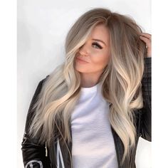 Platinový Blond, Hairstyles Blonde, Blond Balayage, Money Piece, Blonde Hairstyles, Ash Blonde Hair