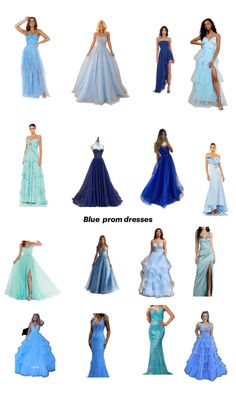 Blue Prom Dresses, Prom Dresses Blue, Blue