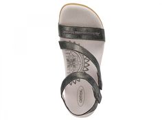 Aetrex Womens - Gabby Pewter - Adjustable Sandal - Aetrex Worldwide Orthotic Comfort Shoes Aetrex Shoes, Colored Shoes, Adjustable Sandals, Colorful Shoes, Comfort Shoes, Boots And Sneakers, Sandal Fashion, Arch Support, Strap Sandals