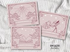 "These baby shower insert cards are perfect for your 'Tarot Baby' shower theme.  It includes a template for a 'Thank You' card, 'Diaper Raffle' card and a ' Books For Baby' card.  The tarot card inspired design features stars and a vintage style stork carrying a baby. The insert cards are postcard size and completely customizable.  You can change the colors to match your baby shower theme.   **THIS IS A DIGITAL PRODUCT YOU EDIT AND CUSTOMIZE ON YOUR HOME COMPUTER.  NO PRODUCTS WILL BE SENT TO YO Flower Baby Shower Theme, Pink Tarot, Baby Shower List, Shower Insert, Shower Inserts, Spring Baby Shower, Books For Baby, Thank You Postcards, Baby Shower Flowers