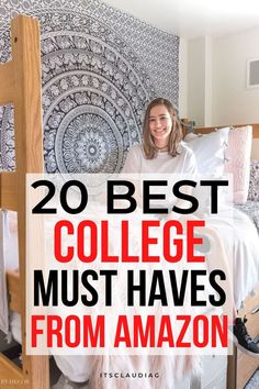 omg these are the college must haves you will actually NEED in your dorm. My sister showed me these college must haves from Amazon and it was super helpful. Make Friends In College, College Dorm Room Essentials, College Packing