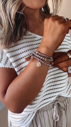 The idyllic addition to complete any look! Bracelet Stack Mauve Beaded Set of 3 Packaged with love and shipped from our warehouse in Wilmington, Ohio Fall Layers, Everyday Chic, Fall Essentials, Chic Boutique, Bracelet Stack, Lightweight Jacket, Level Up, With Love, Ohio