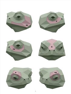 the instructions for how to make an origami tortoise shell from paper