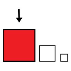 an image of a red box with two squares on it and one square in the middle