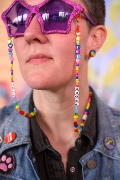 SKZ Festival season is coming up and who wants the sun blaring in their eyes when Stray Kids are already melting our faces off? I feel like that would be redundant. SO! Keep your sunglasses at the ready with these beaded sunglasses chains! Can also be used as mask chains, necklaces and wrap bracelets!  We have *A LGBTQIA+ Pride inspired rainbow Stay chain *A Want So Bad Minsung inspired chain. *A Big Hug. Proud Stay Chain measures 31.5 inches Want So Bad Minsung Chain measures 31 inches Big Hug Chain measures 30 inches $5 From each purchase will split between: *Palestine Children's Relief Fund *Fight Hunger in Sudan: The Khartoum Kitchen appeal *Reuniting of African Descendants (ROAD) *The National Center for Transgender Equality Trendy Glasses Chains With Round Beads, Trendy Beaded Glasses Chains For Festivals, Trendy Colorful Beaded Glasses Chains For Festivals, Cheap Multicolor Glasses Chains For Festivals, Adjustable Multicolor Glasses Chains For Festivals, Sunglass Chain Beads, Sunglasses Beaded Chain, Sunglasses Chains, Mask Chains