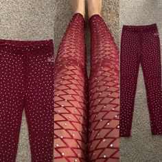 Reposhing This Item I Purchased From @Jonescarlya. Loved It, But Ready To Rotate For Something New. Questions? Leave A Comment Below! Rhinestone Leggings, Graveyard Girl, Sparkly Tights, Corset Leggings, Mermaid Leggings, Vinyl Leggings, Cross Dress, Black Flare Pants, Puff Girl