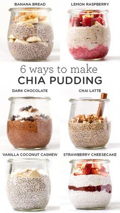 six ways to make chia pudding