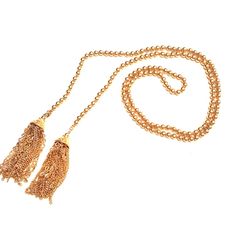 Kenneth Jay Lane- Gold Beads & Gold Chains Tassel Wrap Necklace. Length: 36″ Inches So Many Wearable Options. All Jewelry Shipped In Gift Boxes Gold Tassel Necklace For Party, Elegant Long Tassel Necklace With Fringe, Elegant Gold Necklace With Tassels, Gold Lariat Tassel Necklace, Gold Tassel Lariat Necklace, Elegant Adjustable Fringe Necklaces, Elegant Adjustable Fringe Necklace, Elegant Fringe Necklaces For Evening, Elegant Evening Fringe Necklace