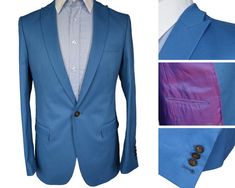 Fitted Blazer With Pocket Square And Suit Collar, Dapper Suit With Pocket Square, Dapper Fitted Suit With Pocket Square, Fitted Suits With Pocket Square For Office, Fitted Office Suit With Pocket Square, Fitted Suits With Pocket Square, Fitted Suit With Pocket Square, Luxury Fitted Suit With Pocket Square, Men Suit Jacket