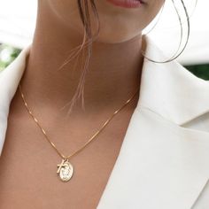 Vintage Cross Necklace, Virgin Mary Cross Necklace, Mary Necklace, Gold May Cross Necklace, Virgin M Cross Pendant Charm Necklace, Mary Necklace Gold, Vintage Cross Necklace, Toluca Lake, Mary Necklace, Necklace Model, Virgin Mary Necklace, Necklace Cross, Holy Mary