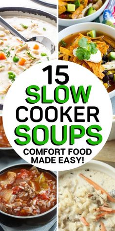 15 slow cooker soups that are made easy