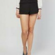 Nwt Black Dressy/Casual Shorts, Looks Like A Skirt And Has 3 Buttons In Front Chic Workwear Skort With Short Leg, Casual Short Bottoms For Night Out, Casual Party Skort In Short Length, Casual Bottoms For Night Out With Short Inseam, Casual Short Inseam Bottoms For Night Out, Casual Party Bottoms With Short Inseam, Casual Bottoms With Short Inseam For Party, Casual Short Bottoms For Going Out, Casual High-waisted Skort For Night Out