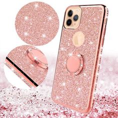 Girly Rings, Gold Iphone Case, Glitter Ring, Lehenga Red, Iphone11 Pro