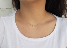 Rose gold necklace with effortless flat textured circle. Everyday necklace that looks great by itself or layered with other necklaces!Available in sterling silver, gold and rose gold.ADD an extender - https://etsy.me/2mvW0c3ITEM DETAILS:• CIRCLE - sterling silver, gold filled and rose gold vermeil - 3/8" or 10 mm• CHAIN - dainty and strong chain in sterling silver, gold filled or rose gold filled• LENGTH - made to order at the length you choose - standard size is 17" or 43 cm. • NOT SURE ON LENG Everyday Rose Gold Circle Jewelry, Everyday Rose Gold Circle Necklace, Everyday Rose Gold Necklace, Delicate Everyday Circle Necklace, Dainty Rose Gold Circle Necklaces, Rose Gold Circle, Gold Circle Necklace, Gold Jewellery Design Necklaces, Gold Necklace Layered