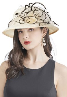 PRICES MAY VARY. Material: Organza and polyester. Size: One size fits most. Head Circumference: 22.5-22.6"/56-58cm. Design: An elegant derby hat with classic timeless design, its minimalist style completes your every formal look. Wide brim will protect you from blinding sunlight. Feature: This charming organza tea party hat is the perfect decoration for a casual royal look for its simplicity. You can also decorate it with anything you prefer and create a unique hat that represents your personality. Occasion: This fascinating derby hat is perfect for church event, Kentucky race, Great Gatsby party, wedding, tea party, derby, cocktail party, roaring 20s, and any other special occasions you could think of. Knitted Wool Beanie, Wedding Tea Party, Tie Dye Hat, Bridal Tea Party, Great Gatsby Party, Tea Party Wedding, Tea Party Hats, Bridal Tea, Wedding Tea