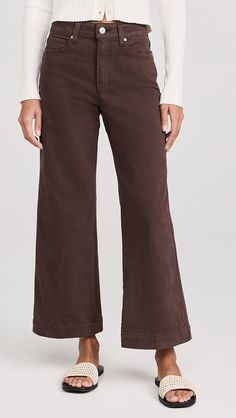 PAIGE Anessa Pants | Shopbop Mexico Style, Paige Jeans, Latest Outfits, Stretch Pants, Ankle Pants, Latest Design, Black Pants, Wide Leg Pants, New Arrivals