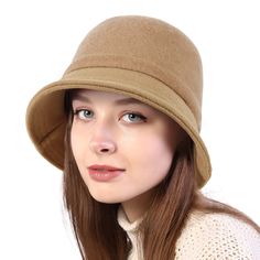 PRICES MAY VARY. ❤【Material】: Fashion winter hat for women made of 80%Wool and 20%cotton; soft & breathable; skin-friendly; ❤【Fashionable & warm】: The warm wool bucket hat keeps your head warm in chilly days, not easy to shrinkle, perfect for autumn, winter and early spring, Ideal gift for women in Christmas/Birthday/Thanksgiving/Valentine's Day/Mother's day/Friendship Day. ❤【Multiple colors】Multiple colors to choose from, reusable, easy to carry, and one size fits most. ❤【Feature】: Our classic Wool Bucket Hat, Winter Bucket Hat, Vintage Bucket, 1920s Vintage, Birthday Thanksgiving, Bowler Hat, Winter Hats For Women, Fashion Winter, Head And Neck