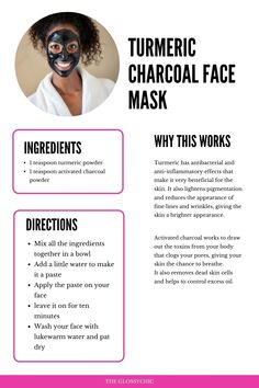 homemade Turmeric Charcoal Face mask Diy Charcoal Face Mask, Homemade Charcoal Mask, Charcoal Face Mask Diy, Activated Charcoal Face Mask, Activated Charcoal Mask, Turmeric Face Mask