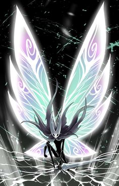 an animated image of a fairy with wings