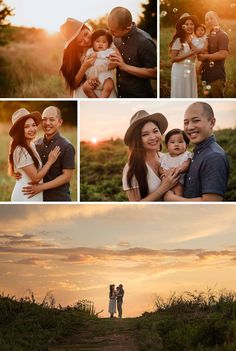 Golden hour family session First Family Photos, Baby Birthday Photoshoot, First Birthday Photography, Bday Shoot, Toddler Photoshoot, Family Photos With Baby, First Birthday Photo