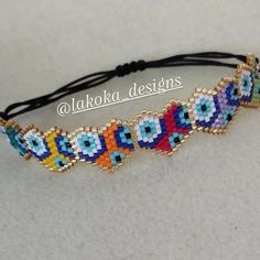 the beaded bracelet is decorated with colorful beads