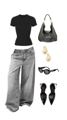 #trendy #beautiful #cleangirl Chique Outfit, Mode Hippie, Downtown Outfits, Looks Street Style, Mode Inspo, Mode Inspiration, Casual Style Outfits