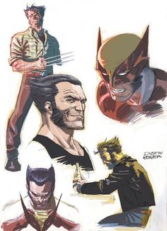 X Men, Wolverine, Logan Marvel Comics Cartoon Digital Art Wolverine Comic Art, Alex Chung, Wolverine Artwork, Old Man Logan, Wolverine Hugh Jackman, Logan Wolverine