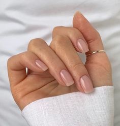 Natural Nails Manicure, Pretty Life, Minimal Nails, Her Nails, Casual Nails, Manicure Ideas, Neutral Nails, Clean Nails, Minimalist Nails