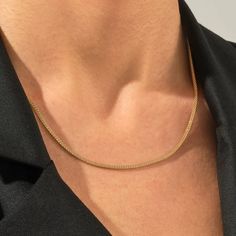 14k Real Solid Yellow Gold Minimalist Simple Layering Chai Necklace is available from 14 to 30 inches long. Designed to be worn every day or on special occasions, thi Necklace effortlessly elevates any ensemble. From casual outfits to formal attire, it adds a touch of sophistication that captures attention and draws admiration. Its timeless appeal ensures that it remains a cherished piece in your collection for years to come.

Features
 Made to Order.
 Gold KT: 14KT
 Custom Gold Color: Yellow Gold, White Gold, Rose Gold
 Necklace 2.55 mm x 1.60 mm Minimalist Yellow Gold Chain Necklace, Minimalist Gold Chain Necklace With Oval Links, Minimalist Gold Oval Link Chain Necklace, Minimalist Yellow Gold Chain Necklace, Tarnish Resistant, Minimalist Yellow Gold Oval Link Chain Necklace, Minimalist Yellow Gold Chain Necklace Tarnish Resistant, Minimalist Chain Necklace For Formal Occasions, Minimalist Yellow Gold Tarnish-resistant Chain Necklace, Minimalist Clavicle Chain Necklace For Formal Occasions