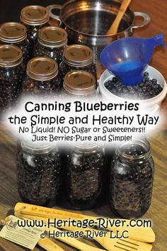 canning blueberries the simple and healthy way