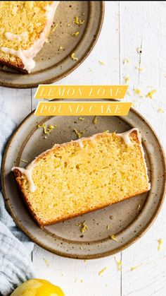 lemon loaf pound cake being made with a homemade lemon glaze icing on top Lemon Cake Loaf, Loaf Pound Cake, Iced Lemon Loaf, Pound Cake Loaf, Iced Lemon Pound Cake, Baileys Recipes, Cake Loaf, Cake Recipes At Home