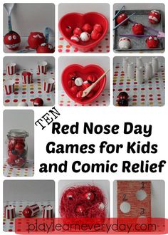 red nose day games for kids and comic relief