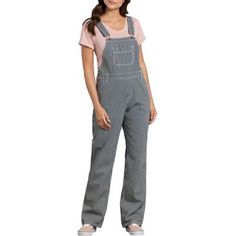 Dickies Women's Relaxed Fit Straight Leg Bib Overalls, FB206 Simplify Wardrobe, Dickies Overalls, Women's Overalls, Sporty Chic Outfits, Work Overalls, Plus Size Workwear, Dickies Workwear, Dickies Women, Plus Size Work