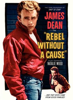 a movie poster for rebel without a cause