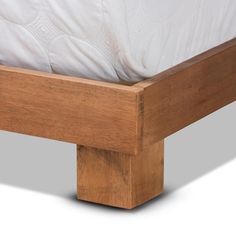 Baxton Studio Haines Modern and Contemporary Walnut Brown Finished Wood Full Size Platform Bed FredCo theFredCo Modern King Bed, Modern Queen Bed, Sitting Up In Bed, Contemporary Platform Bed, King Size Platform Bed, Full Size Platform Bed, Queen Size Platform Bed, Twin Bed Frame, Wood Platform Bed