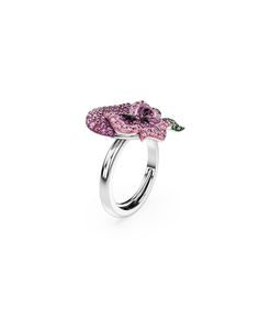 in stock White Rabbits, Federated States Of Micronesia, Pink Ring, Swarovski Jewelry, Pink Tone, Cocktail Ring, Cocktail Rings, Flower Earrings, Alice In Wonderland